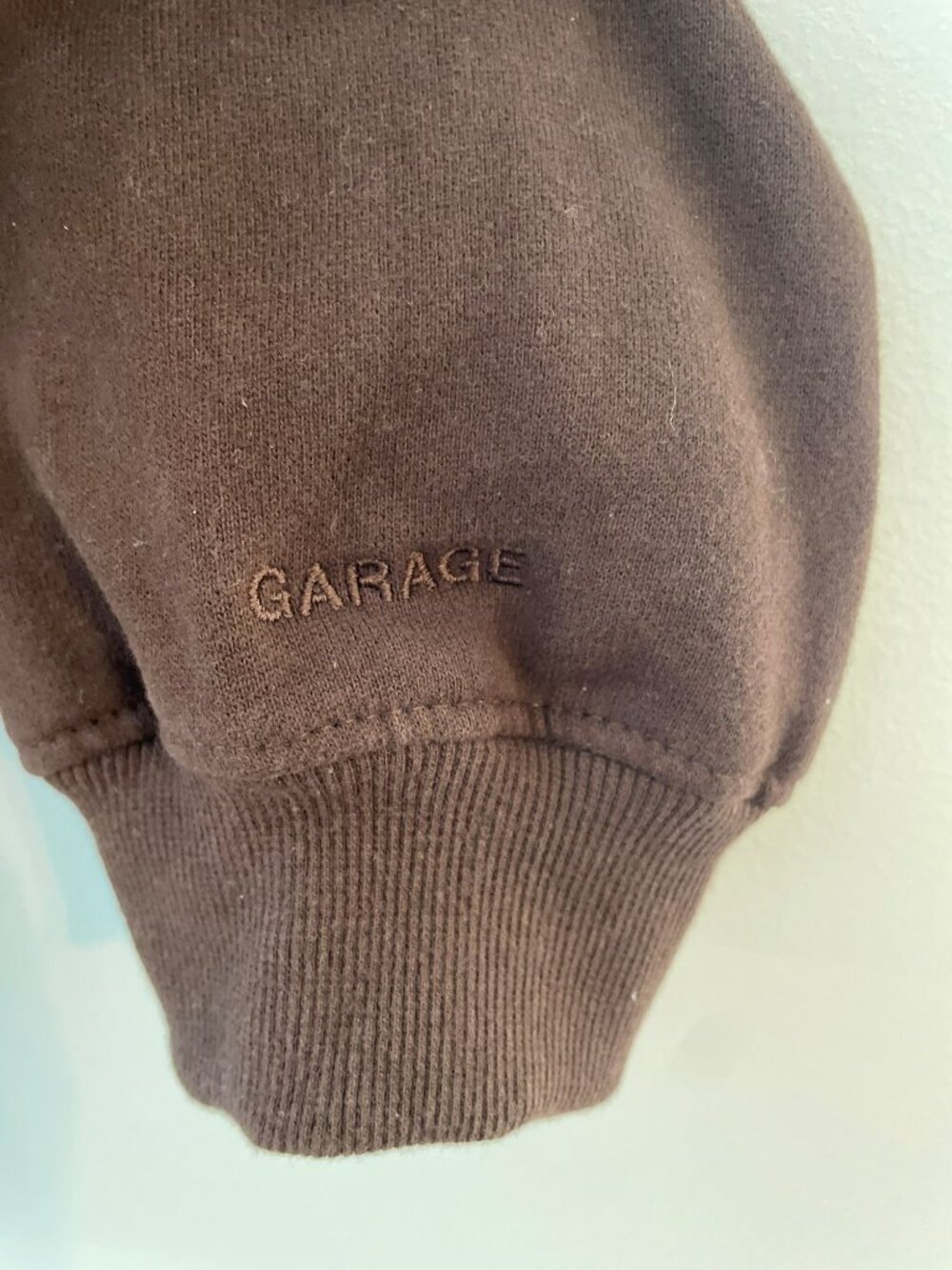 Garage Ultra Fleece Hoodie Armadillo Brown Women's Size L/XL MSRP$80 NWT - Picture 6 of 7